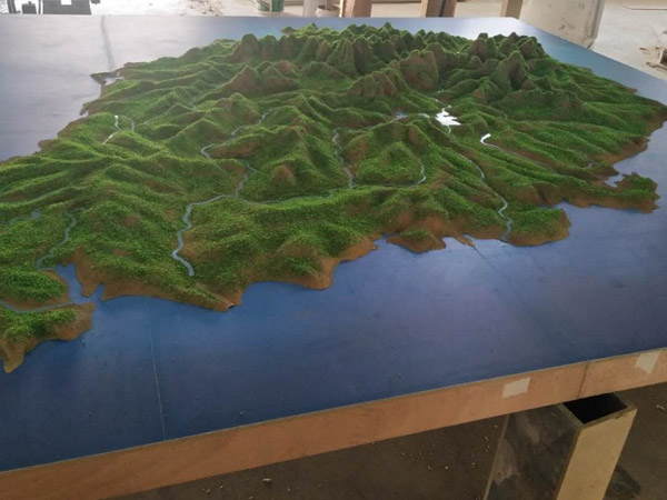 鄭州地圖模型